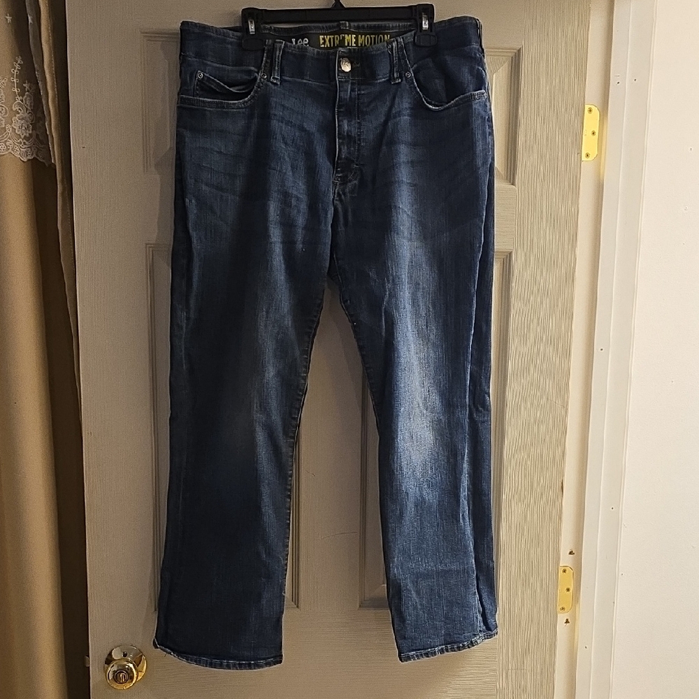 Lee Men's Deep Blue Relaxed Jeans